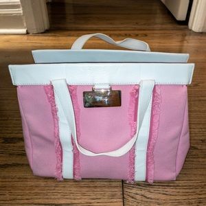 Kate Spade Cheree Pavia Blush Fringe Tote